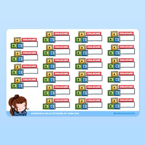 Adesivos para planejador de cuidados infantis - Folhas de adesivos para controle de orçamento para livros e cadernos de contabilidade