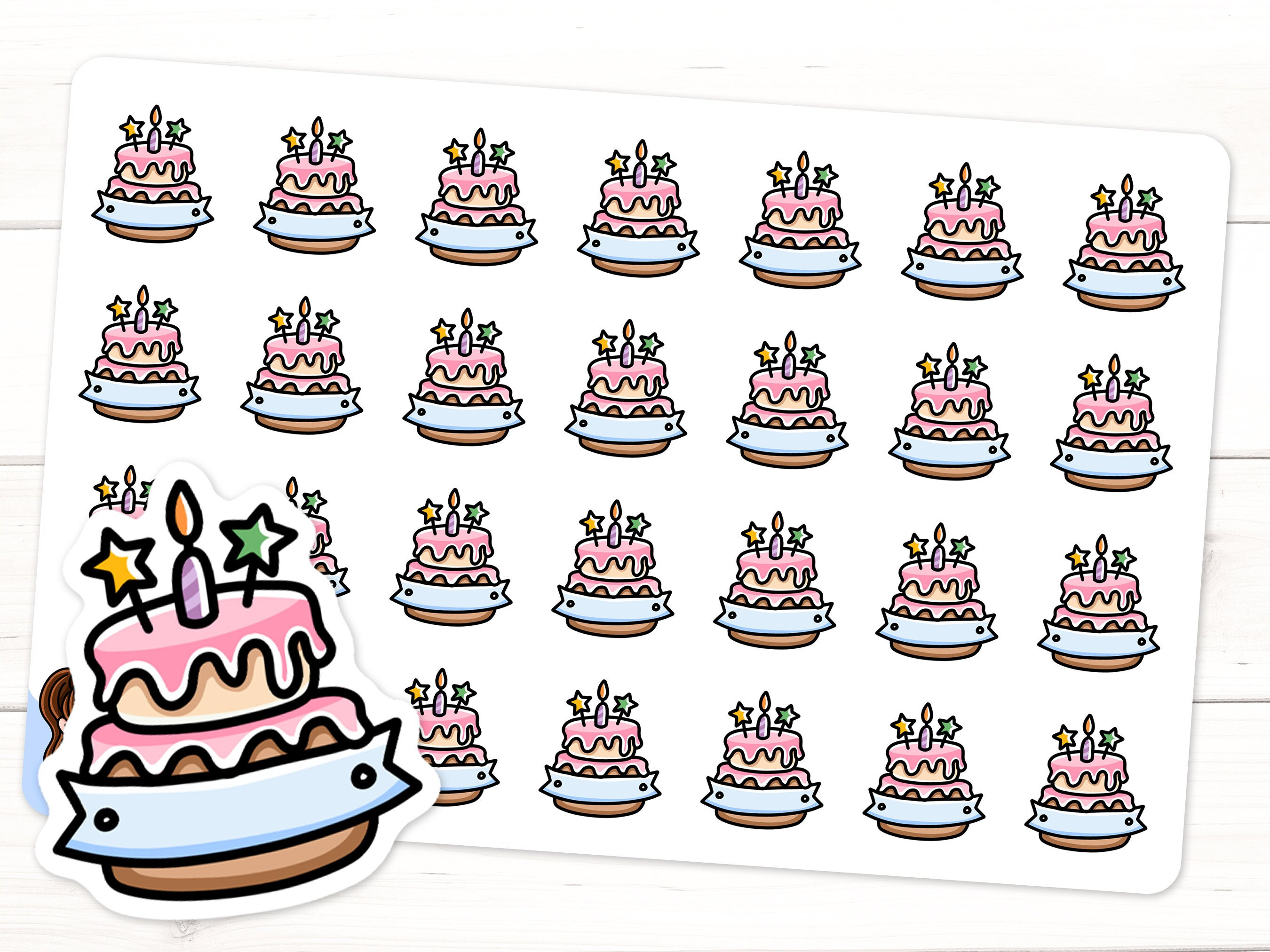 20,179 Birthday Cake Sticker Images, Stock Photos & Vectors | Shutterstock