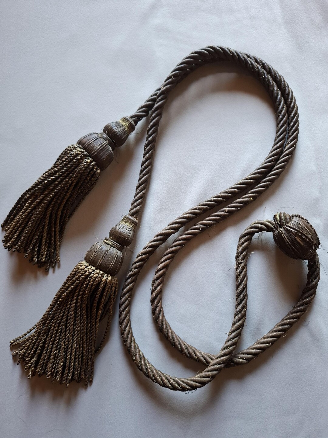 1700s Rope Color Rare Antique Mid 1700s Bronze Metallic Curtain Rope - Etsy