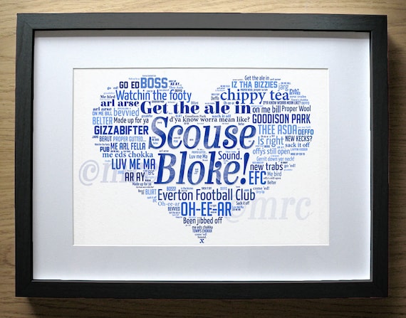 Scouse Love Hearts Gift Idea For Scousers Liverpool Bird Etsy