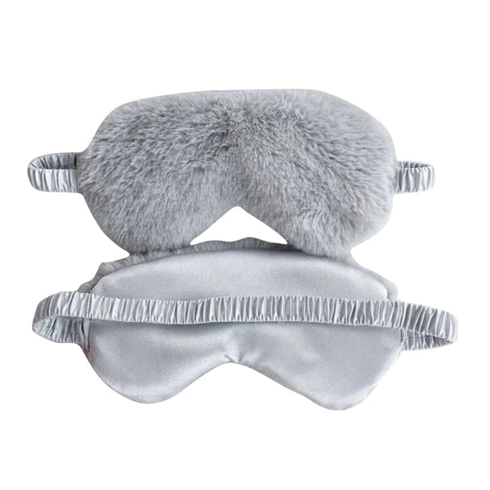 Grey Fluffy Eye Mask Sleep Mask Plush Eye Mask Eye Mask Etsy Australia