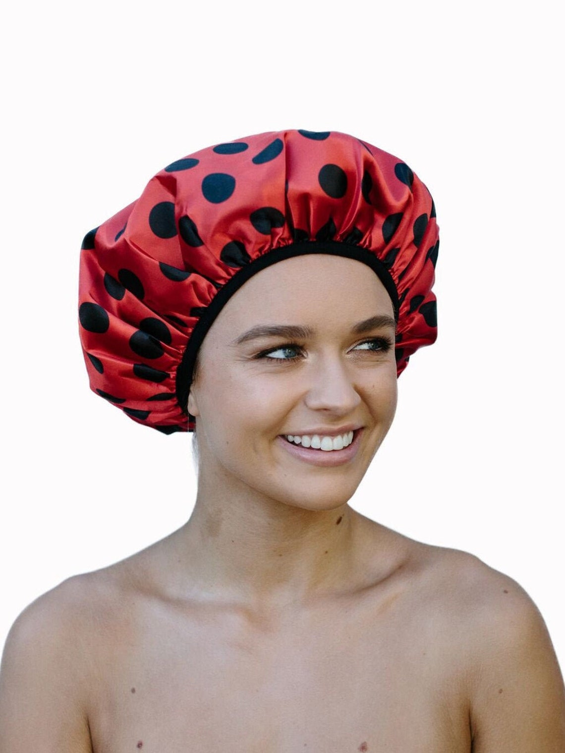 Luxury Shower Cap Triple Layer Protects The Blow Out Etsy