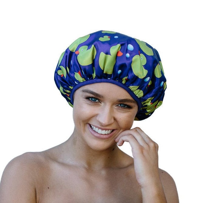 Rose) Bonnet de douche, bonnet de douche triple couche pour femme, bonnet  de bain imperméable réutilisable