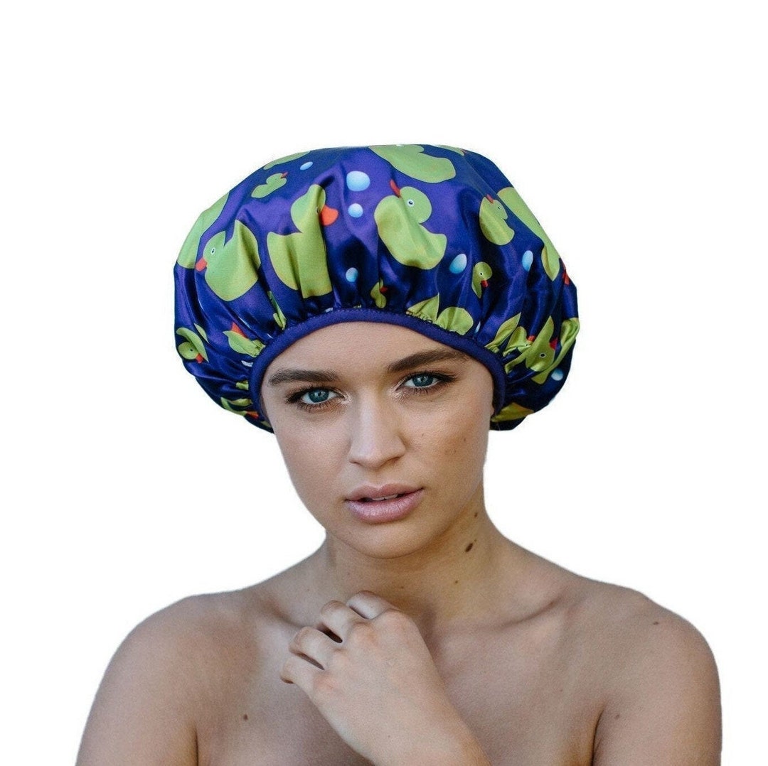 XL Shower Cap Extra Large Hair Protection Microfiber Etsy
