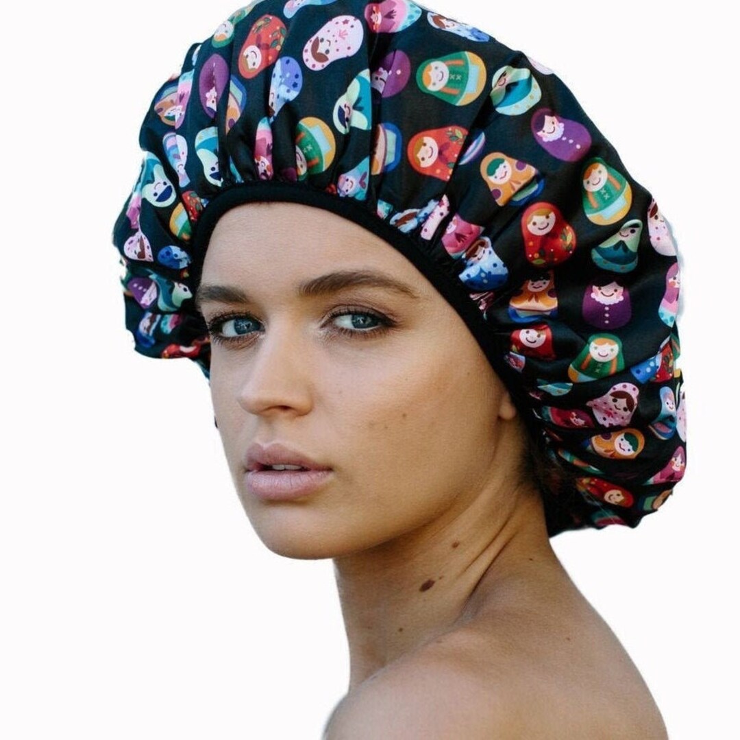 Shower Cap XL Luxury Shower Cap Waterproof Extra Large Etsy Australia