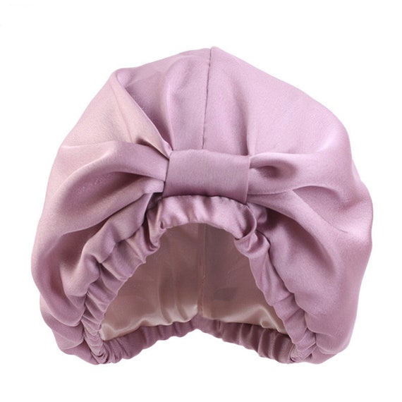 Satin Sleeping Cap Sleep Bonnet Hair Protection While - Etsy UK Satin Sleeping Cap Sleep Bonnet Hair Protection While - Etsy UK
