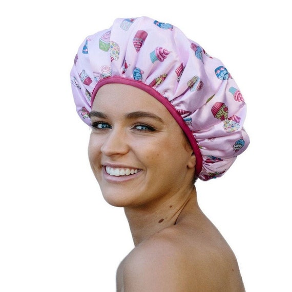 Cupcake shower cap deals