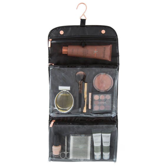 Retro Cosmetic Flip Hanging Bag Cosmetic & Toiletry Storage Vintage