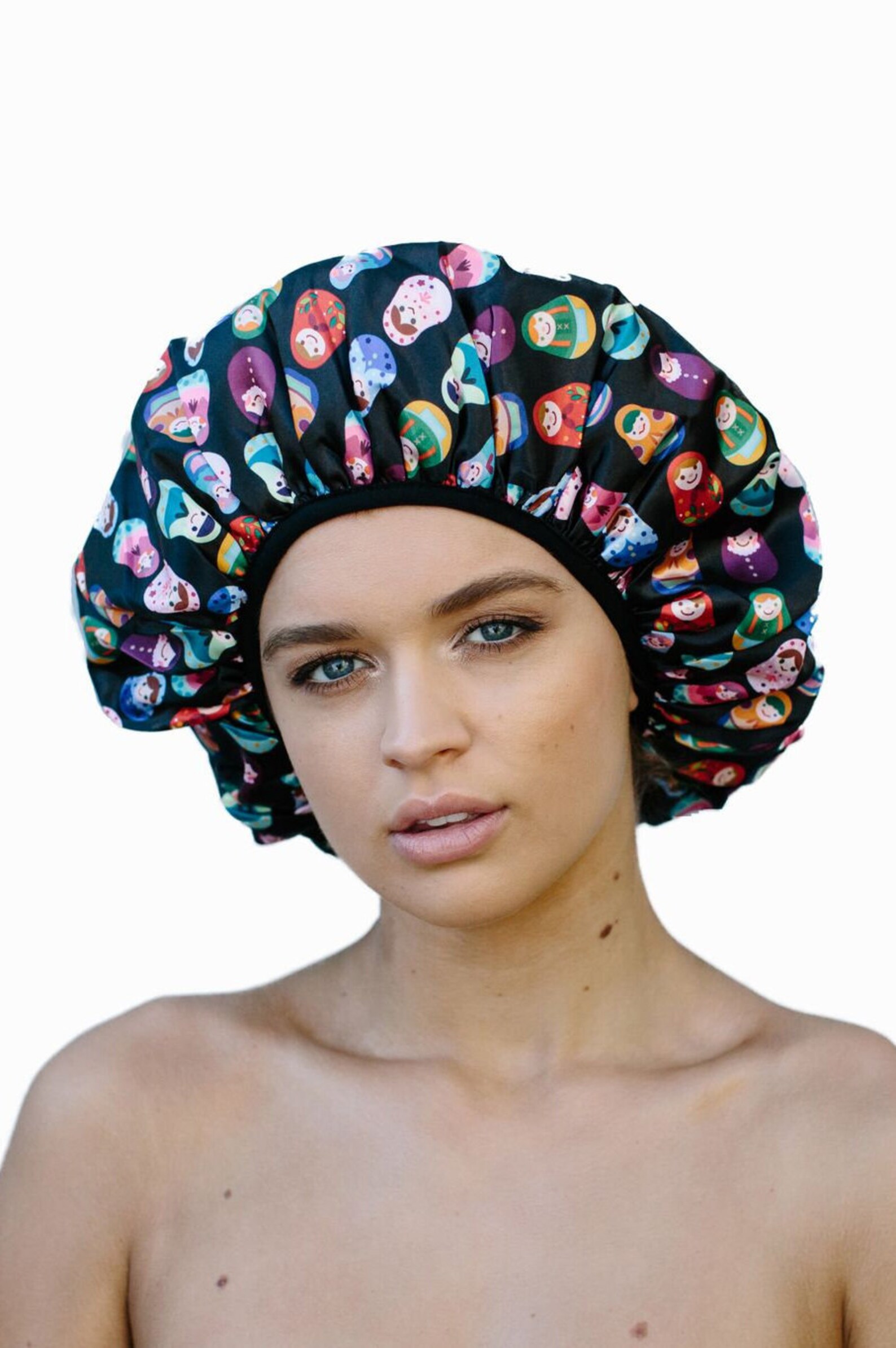 Extra Large Shower Cap Luxury Shower Cap Waterproof Etsy