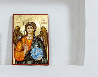 Russian Orthodox Icon of ARCHANGEL MICHAEL/ Hand Painted Icons