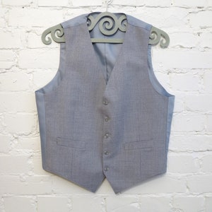 Light Gray Formal Mens Vest Gentlemen&#39;s Fitted Waistcoat Edwardian Victorian Vest Renaissance Steampunk Vest Large Size