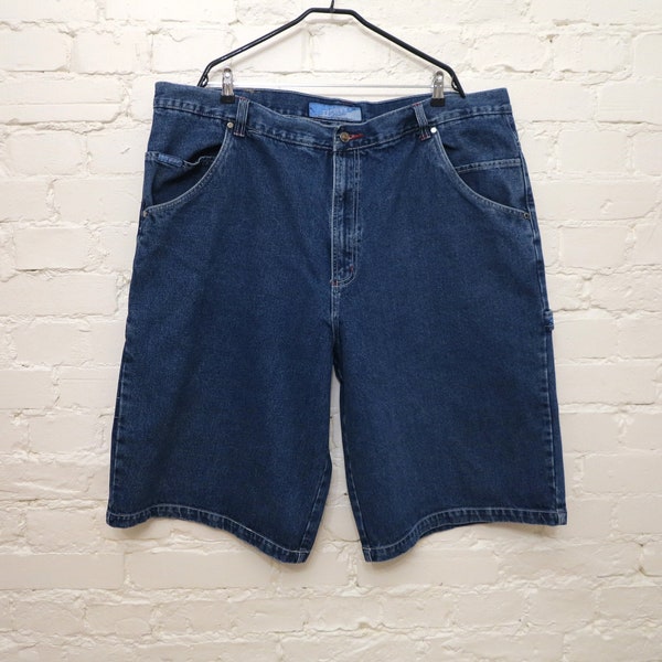 Blue Denim Shorts Mens Grunge Shorts Hipster Club Kid Punk Shorts Size 3X / 4X