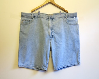 Light Blue Denim Shorts Mens Grunge Shorts Hipster Club Kid Punk Shorts Size 4X