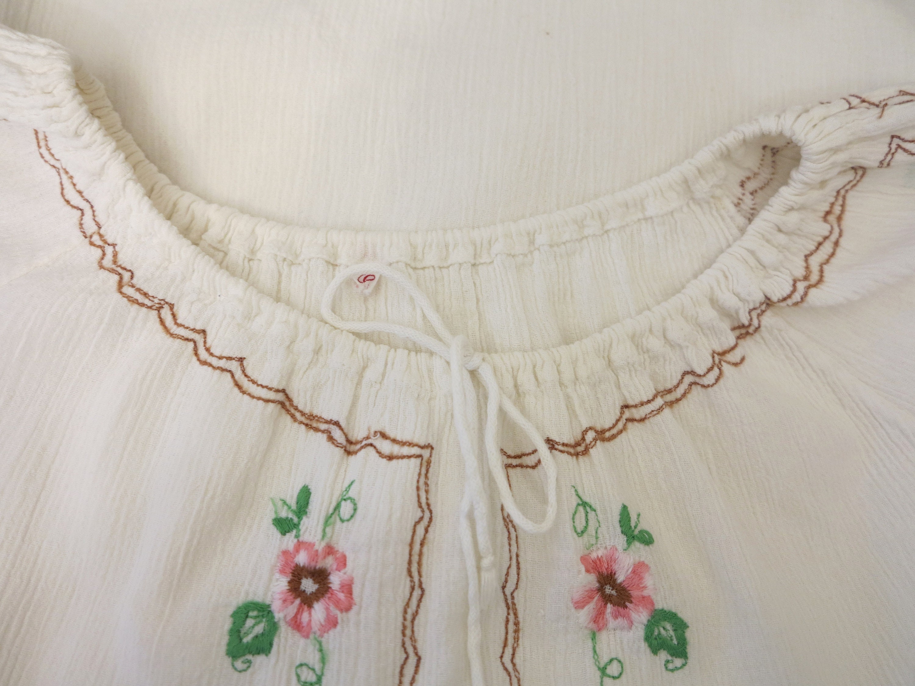 White Peasant Top main image 1