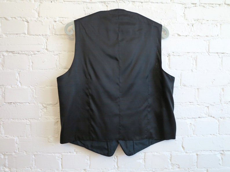 Dark Gray Formal Mens Vest Gentlemen/'s Fitted Waistcoat Edwardian Victorian Vest Renaissance Steampunk Vest Extra Large Size