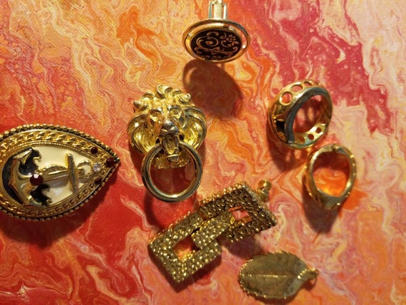 7 gold filled vintage jewelry pieces - image 3