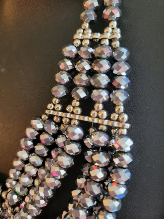 Multi stranded Statement Piece beaded necklace - image 4
