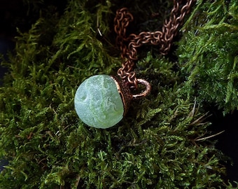 Collar de vidrio marino, collar de vidrio marino, collar de vidrio de playa, collar llamativo, vidrio marino de mármol, joyería de vidrio marino, collar de vidrio marino, collar bohemio, bohemio