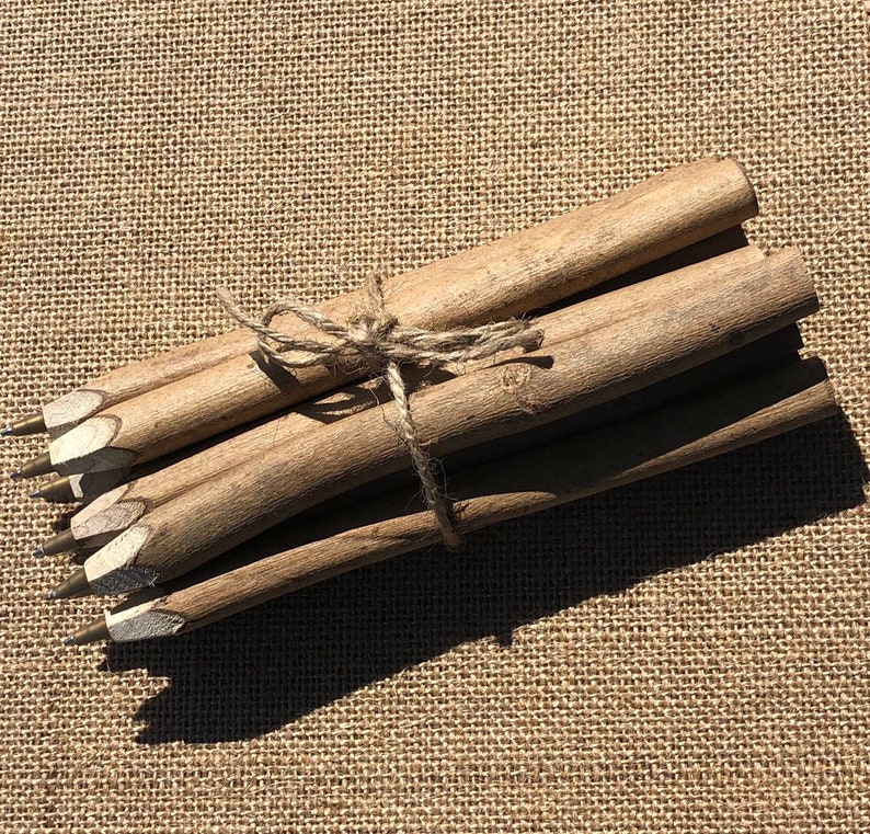 Wooden Twig Tree Branch Pen Perfect Writing Gift and Camper Etsy
