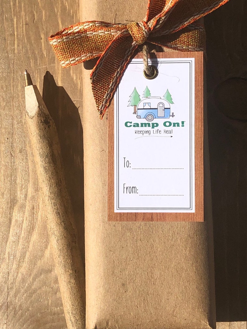 Everyday Camper Tags Camping Gift Tags Set of 10 Tags Etsy