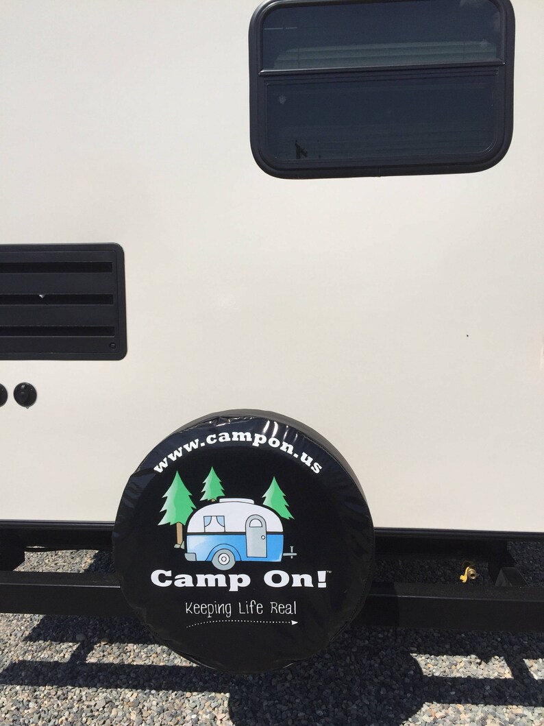Camper RV Spare Tire Cover Wowzahow Cool. Camp On® Brand Etsy
