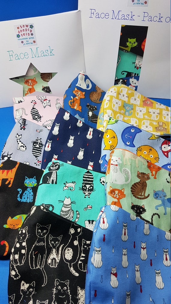 Cats, Triple Layer Face Mask