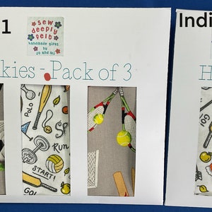 Sport Hankies Pack of 3 Individual Pack 1 - Adult/Large