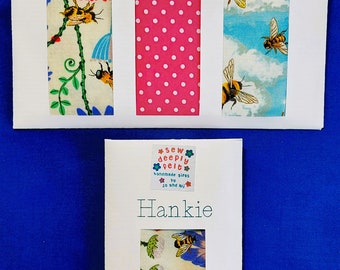 Bees Hankies | Pack of 3 or Individual