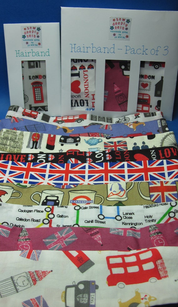 London Style Fabric Hairband