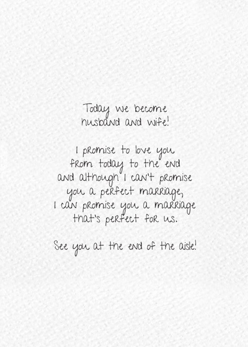before aisle wedding day on wedding day groom to bride Bride to groom It/'s Our Wedding Day