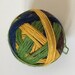 Sock yarn: 'We are Golden' (4 colours, self striping, golden stellina)
