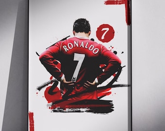 クリスティアーノ・ロナウド アートプリント マンチェスター