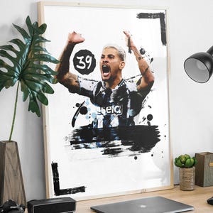 Bruno Guimaraes print Newcastle United voetbalposter