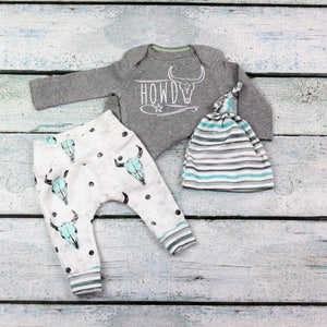 Baby Boy Coming Home Outfit/take Home Set/gray and White Set/ - Etsy