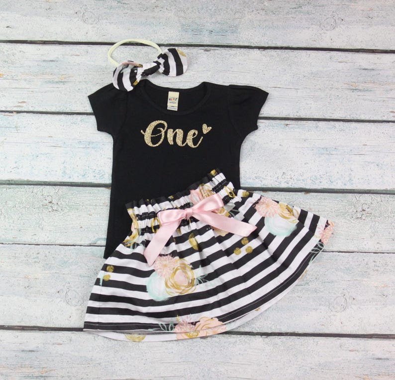 One Birthday Outfit/one Year Old Birthday Outfit/1st Birthday Etsy