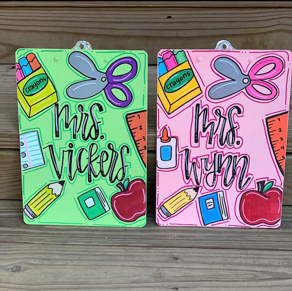 Hand Painted Clipboards Etsy