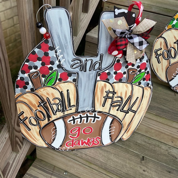 Football & Fall Door Hanger