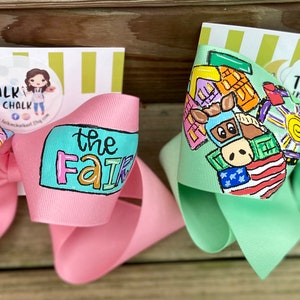 Fair Theme Hairbow