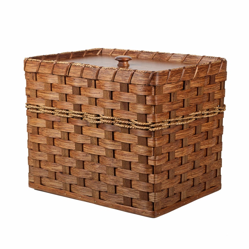 Custom File Storage Box Basket Standard Letter Size Amish Etsy