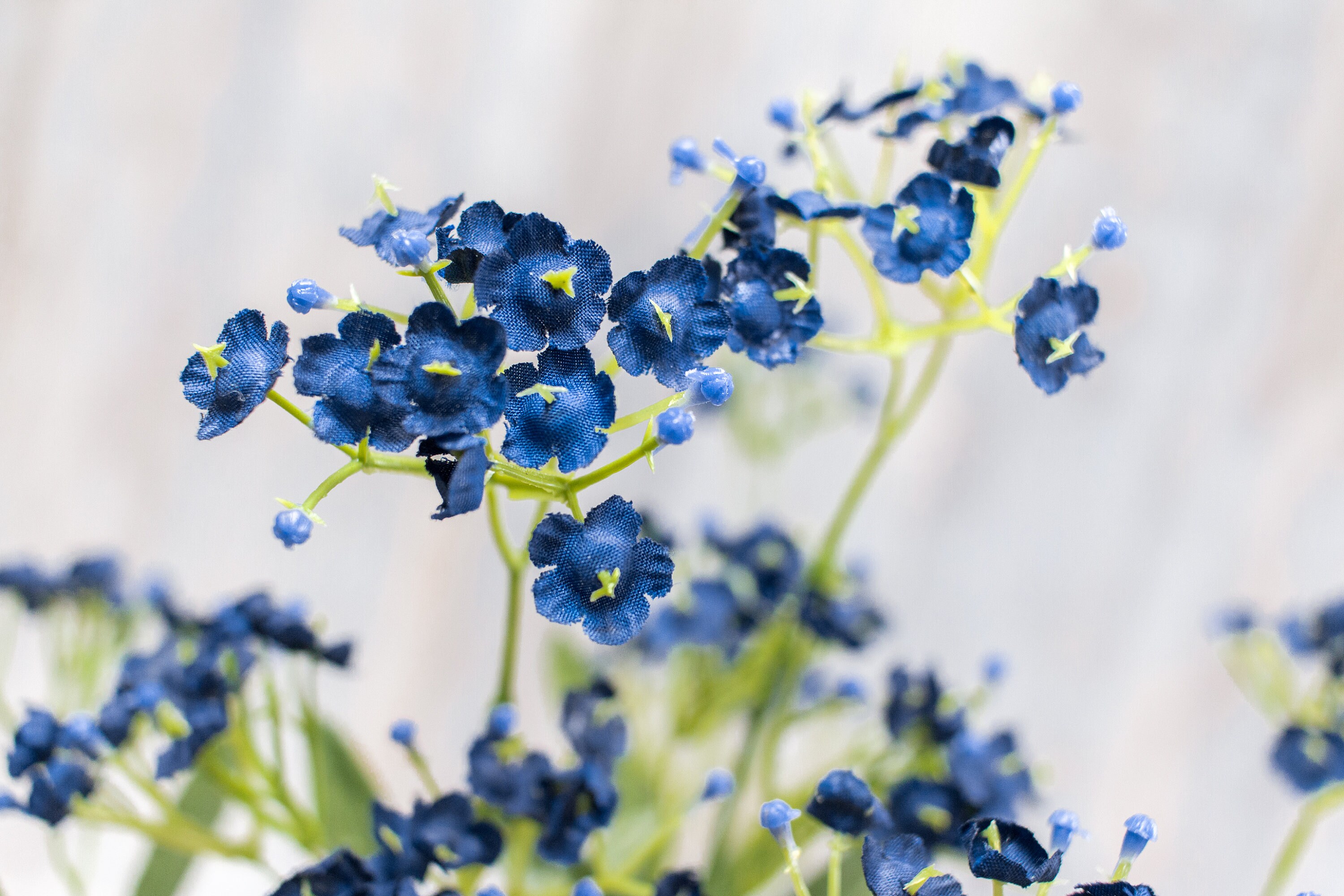 2/3/6 pcs 22 Dark Navy Blue Large Gypso Bush Bouquet | Etsy