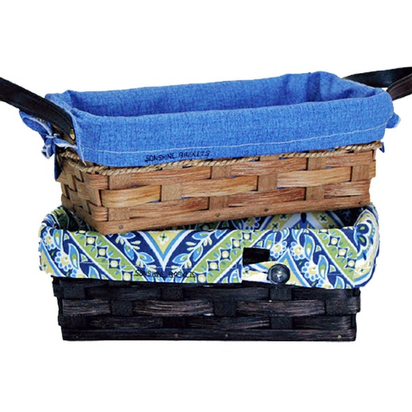 Wicker Bread Baskets With Handle Etsy