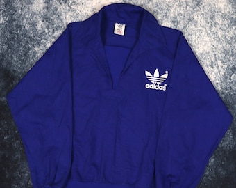 Vintage Blue Adidas Trefoil Training Sweatshirt | XS