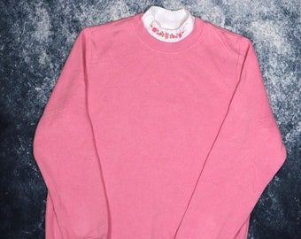 pink nike vintage sweatshirt