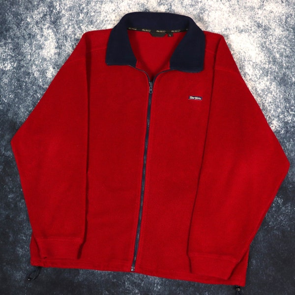 Peter Storm red W2 proof wool waterproof logo patch crew neck jumper - sz 36 91