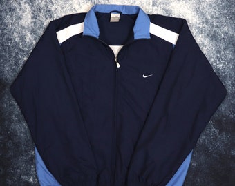 navy nike windbreaker