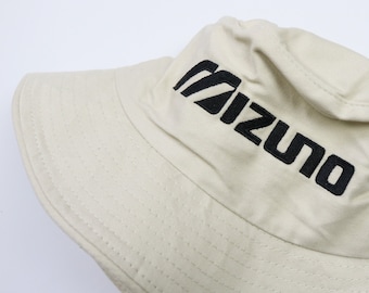 Vintage 90's Beige MIZUNO Bucket Hat | S/M
