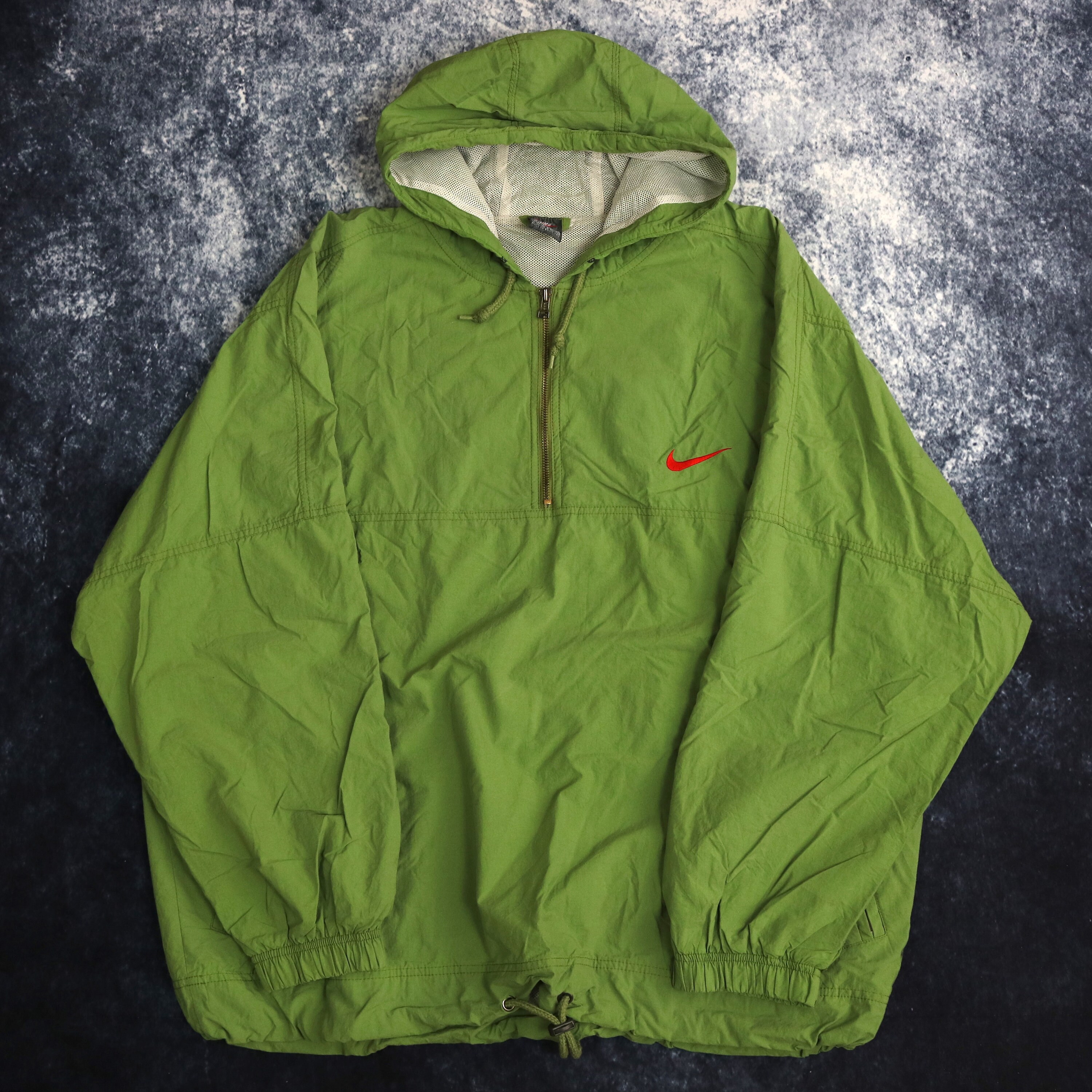 vintage green nike jacket