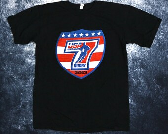 Vintage Black USA Sevens Rugby T Shirt | XS - Etsy