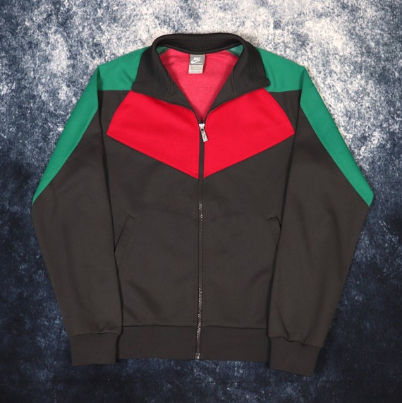 Green nike hotsell track jacket