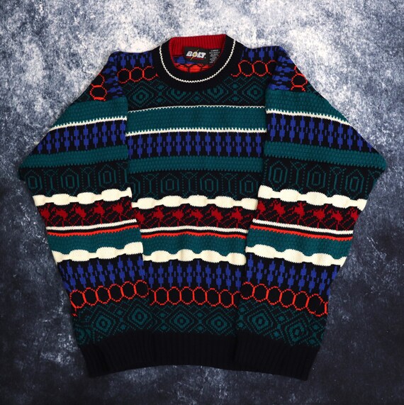 Vintage Coogi Style Grandad Jumper 